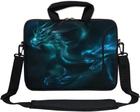 12 Inch Water Resistant Neoprene Laptop Bag with Reinforced Zipper, Strap, Pockets, Fits 11.6" to 12.3" Laptops