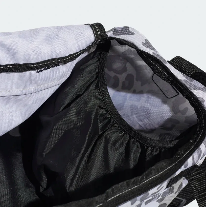 Adidas Linear Leopard Duffel Bag Small Grey GE1231