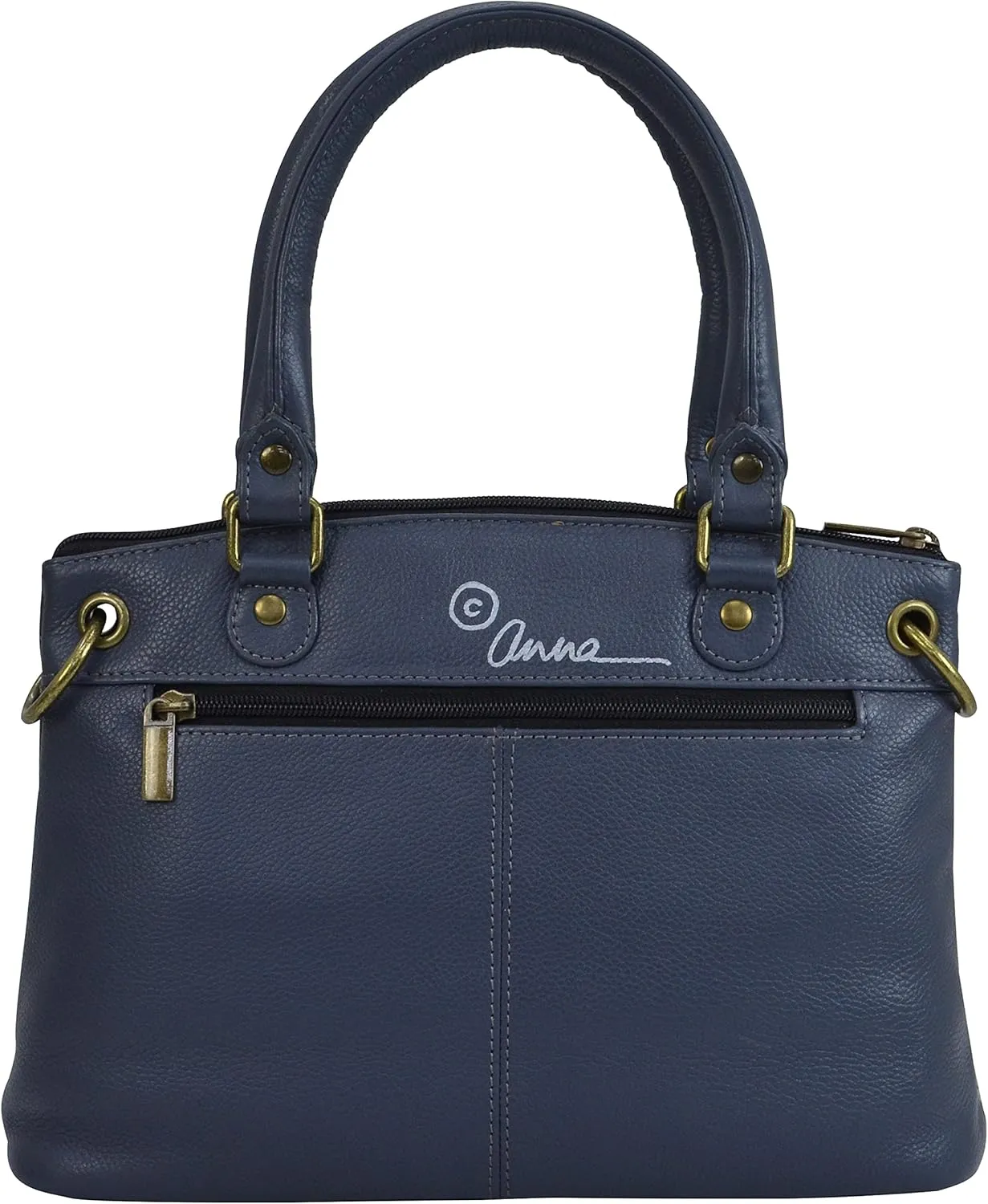 Anna by Anuschka Women's Original Genuine Leather Hand-Painted Small Satchel - Leather Handbag for Women