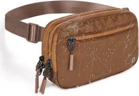 BALEAF Belt Bag Women Fanny Packs Crossbody Fashion Waist Pack Water Resistant Adjustable Strap 2L Brown