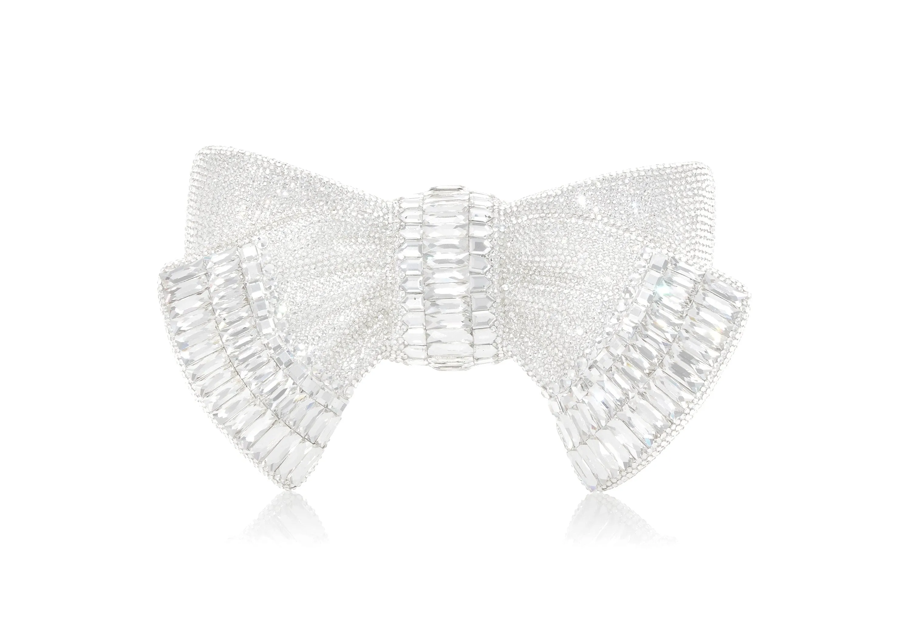 Bow Deco Gems Silver