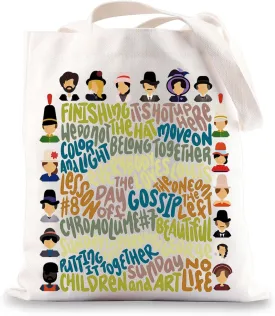 BWWKTOP George Musical Tote Bag George & Dot Gifts Musical Merchandise