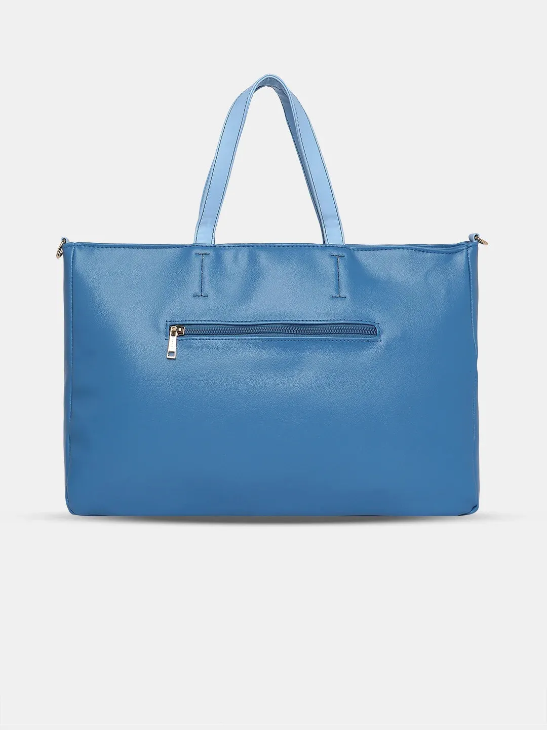 Caprese Ollie Laptop Satchel Large Cyan