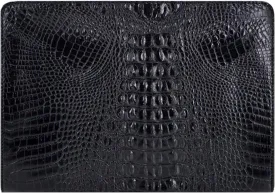 Crocodile Pattern Clutch Purse Oversized PU Leather Envelope Clutch Evening Handbag