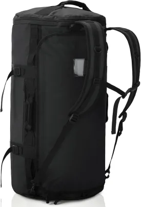 Haimont Large Duffle Backpack Bag for Men, Travel Duffel with Backpack Straps, Heavy Duty Bag with Shoe Separation, 90L Black
