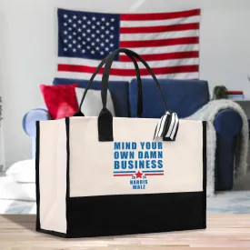 Kamala Harris 2024 Cotton Canvas Tote Bag Kamala Harris Supporter Bag Madam President Tote Gift for Harris Supporter (KTHB1008)
