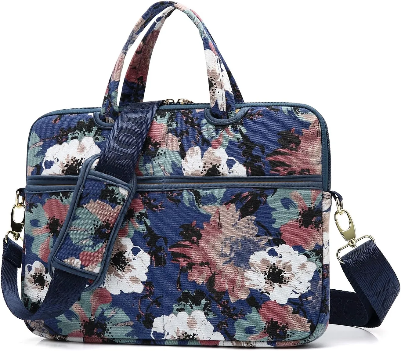 kayond Watercolor orchid Patten water resistant Laptop Shoulder Messenger Bag Case Sleeve for 15 Inch 15.6 Inch Laptop,Laptop Briefcase