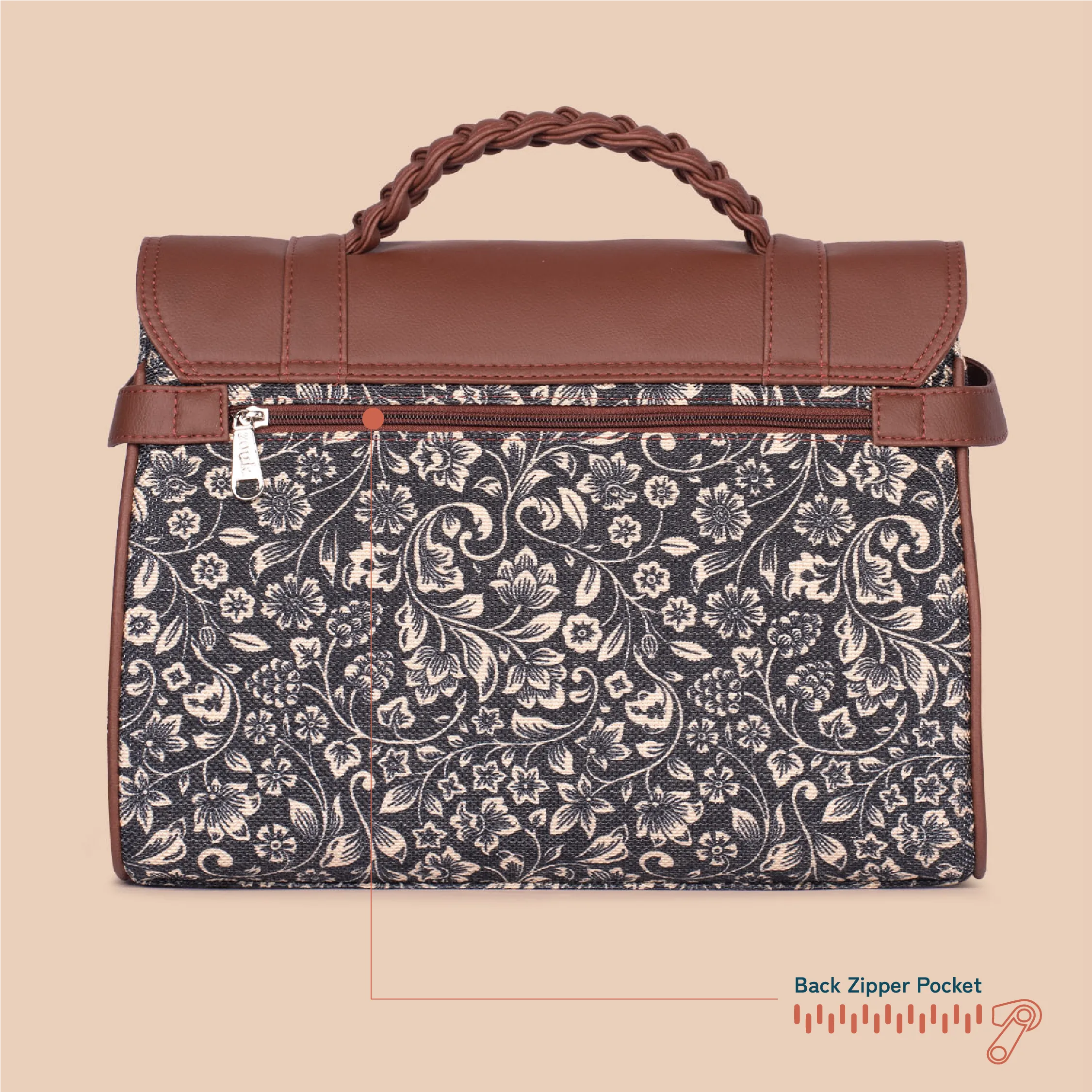 Konkona Heritage Satchel Bag - FloMotif