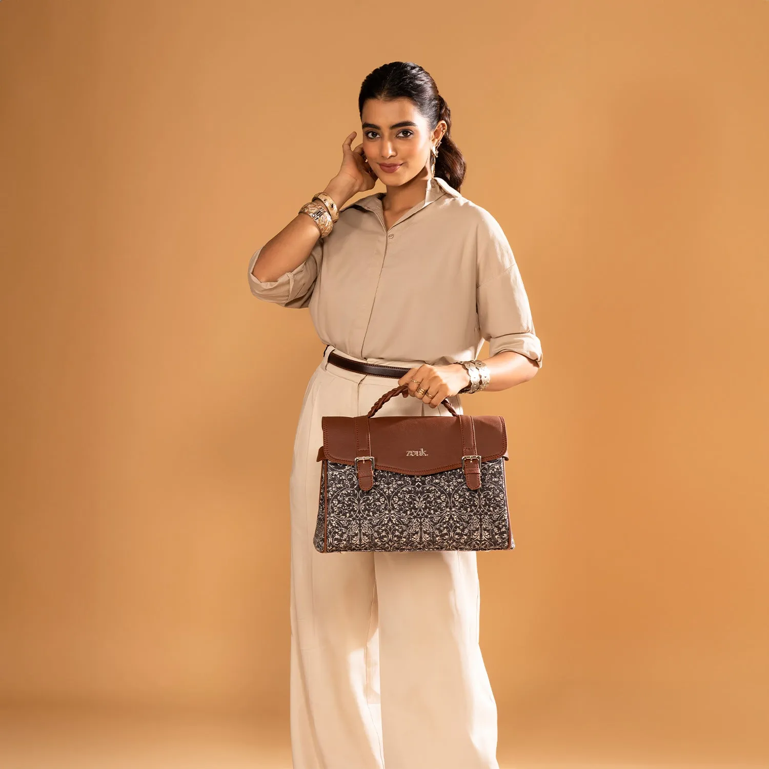 Konkona Heritage Satchel Bag - FloMotif