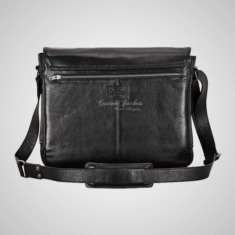 Men's Leather Laptop Bag Briefcase Satchel Shoulder Messenger Bag