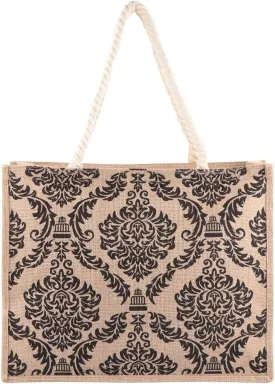 RIAH FASHION Large Reusable Eco Shopper Beach Tote - Travel Shoulder Bag Pineapple, Flower, Skull, Leaf Straw, Leopard Canvas