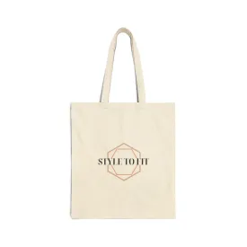 “Style To Fit” Canvas Tote Bag