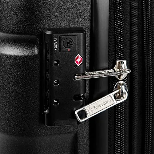 Travelpro Runway 2-Piece Hardside Luggage Set - Expandable, Carry-On & Convertible Spinner, Black