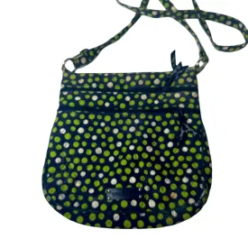 Vera Bradley Green and Blue Casual Crossbody Bag