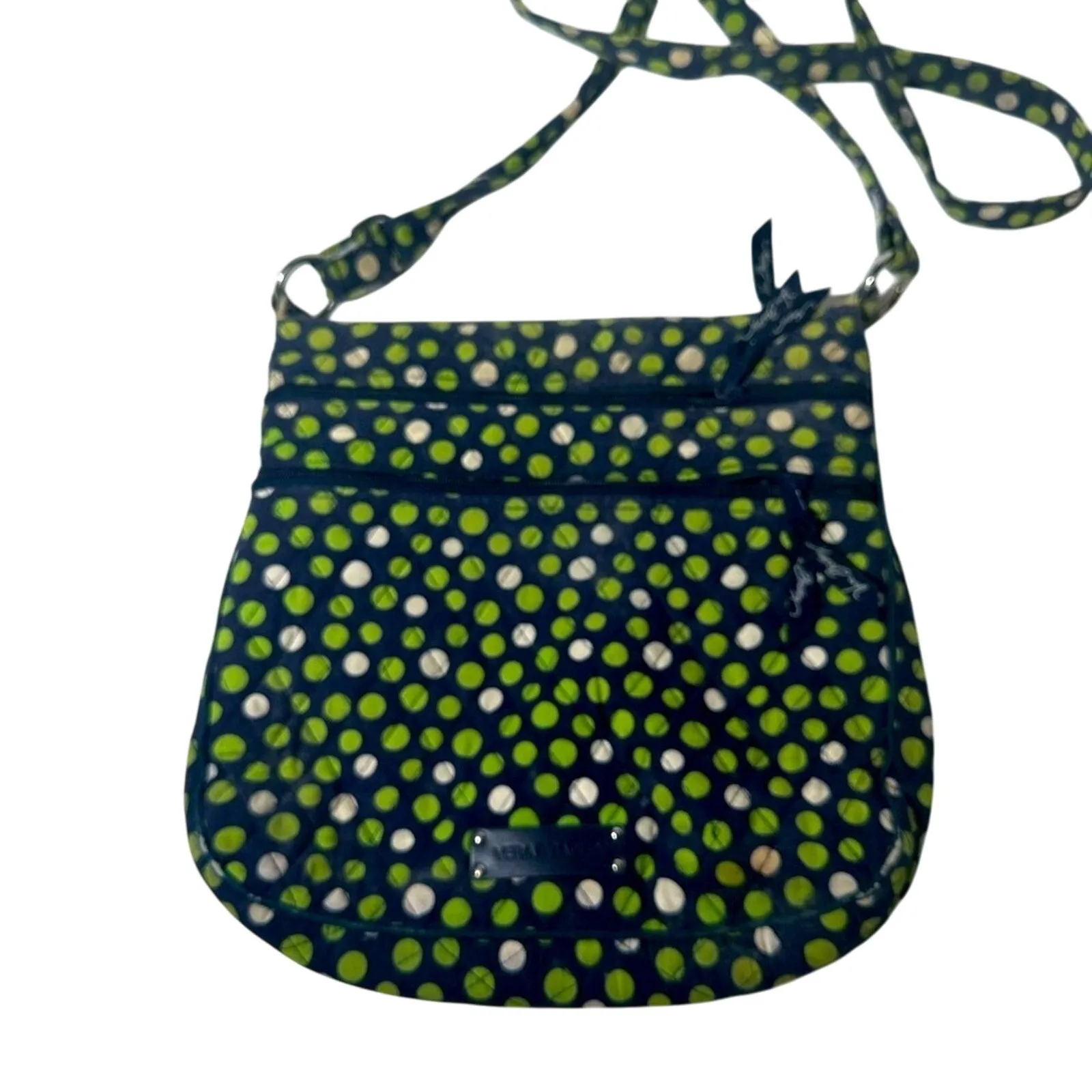 Vera Bradley Green and Blue Casual Crossbody Bag