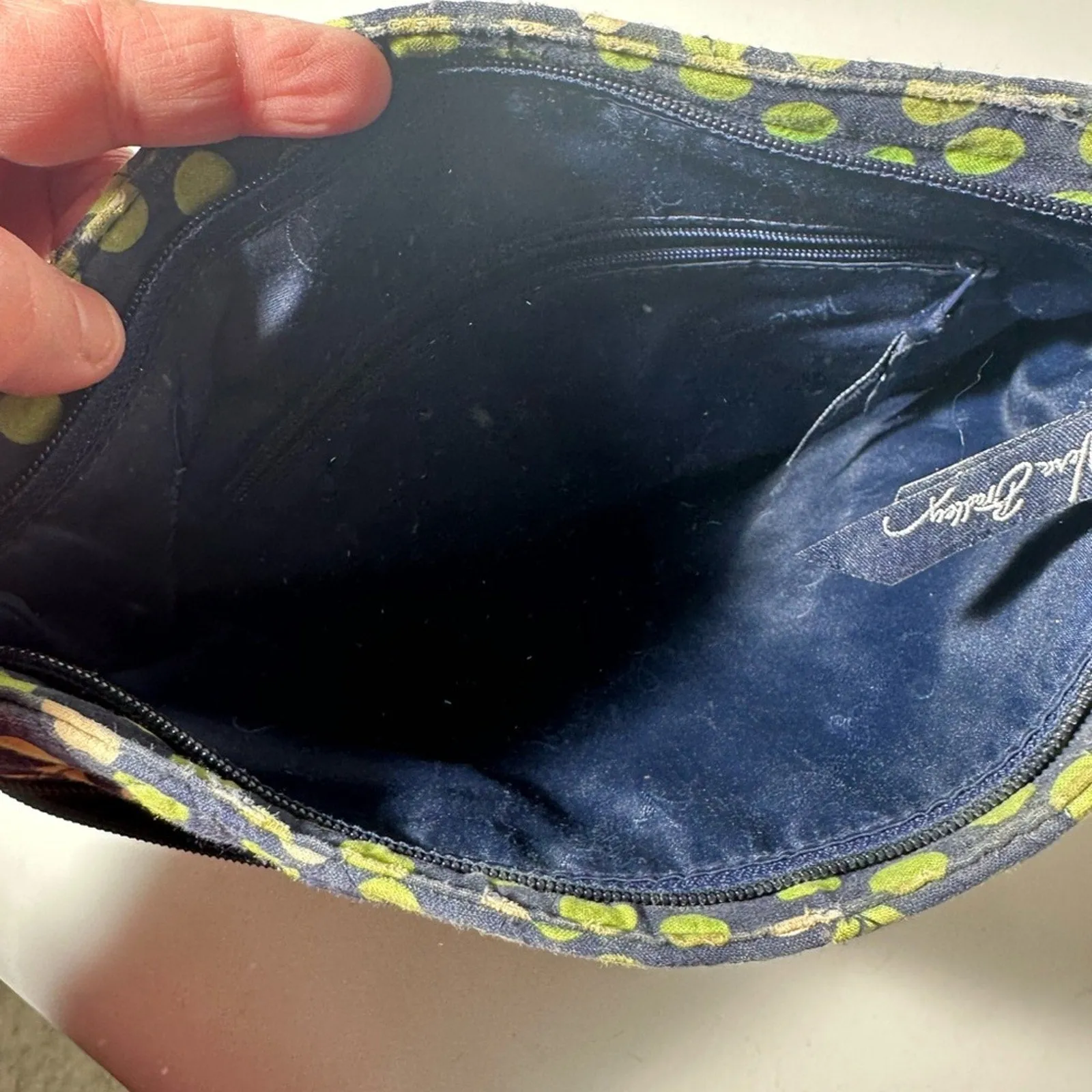 Vera Bradley Green and Blue Casual Crossbody Bag