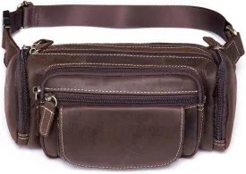 Vintage Large Capacity Outdoor Fanny Pack Crossbody Bag Shoulder(white-Patch five-pointed star4)