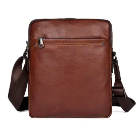 YAAGLE Men's Portable Real Leather Leisure Shoulder Bag YG1043X
