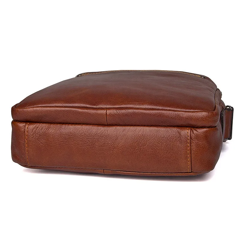 YAAGLE Men's Portable Real Leather Leisure Shoulder Bag YG1043X